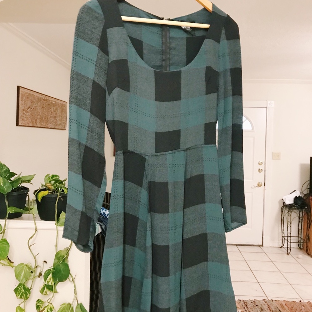 Reformation Plaid Dress